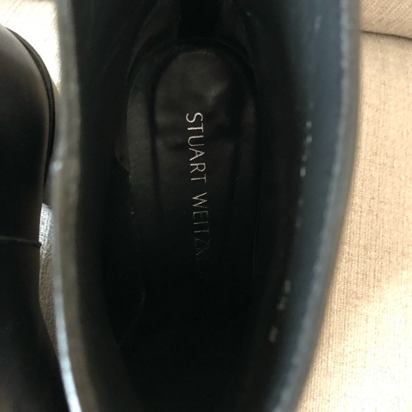 Stuart Weizman leather boots, low block heel, good condition, 6.5 - Picture 6 of 6